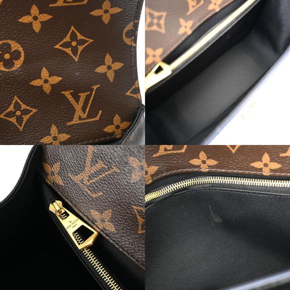 Louis Vuitton Cherry Wood Pm Leather Handbag Black - Picture 11 of 12